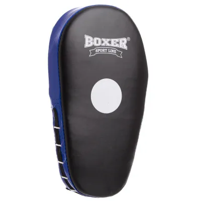 Лапа Пряма подовжена для боксу та єдиноборств BOXER 2006-01 розмір 38х18х4,5 см чорний-синій - 1 - Robinzon.ua