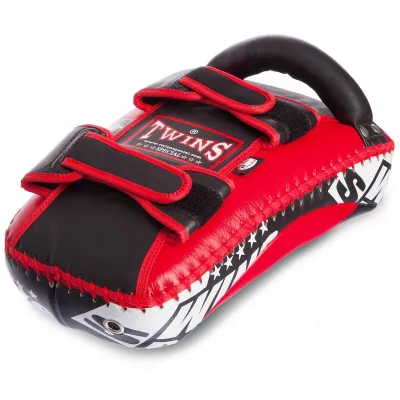 Пади для тайського боксу Тай-педи TWINS FKPL10-43-L розмір 37х20х10 см червоний - 3 - Robinzon.ua