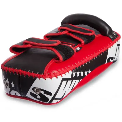 Пади для тайського боксу Тай-педи TWINS FKPL2-43-M розмір 37х19х9 см червоний - 3 - Robinzon.ua