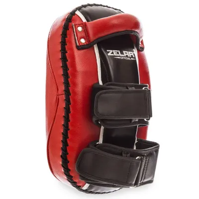 Пади для тайського боксу Тай-педи ZELART BO-1388 розмір 32x19x8 см червоний - 2 - Robinzon.ua