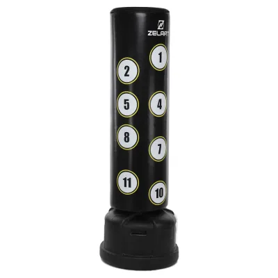 Мішок боксерський підлоговий водоналивний Zelart BO-9658 чорний-білий - 3 - Robinzon.ua