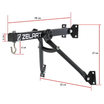 Кріплення настінне з гаком для боксерського мішка Zelart-9646 - 2 Кріплення настінне з гаком для боксерського мішка Zelart-9646 - 2 - Robinzon.ua