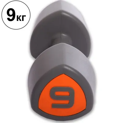Гантели 2 по 9 кг цельные профессиональные Record-0930-9 - 1 - Robinzon.ua