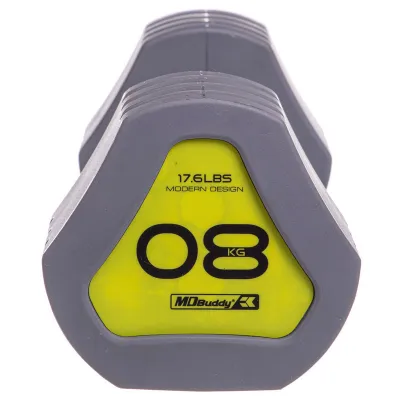 Гантель 8 кг покрытие TPU Zelart-2678-8 Гантели, гири, штанги и диски - 2 - Robinzon.ua