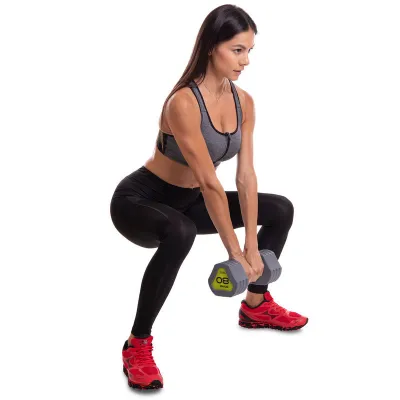 Гантель 8 кг покрытие TPU Zelart-2678-8 Гантели, гири, штанги и диски - 4 - Robinzon.ua