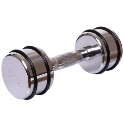 Гантель 5 кг хромированная Record-5204-5 - 1 - Robinzon.ua