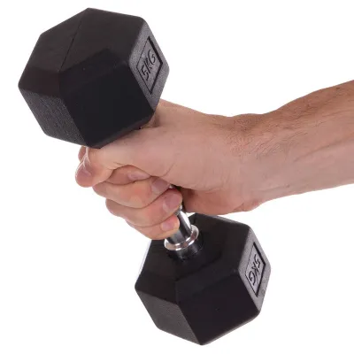 Гантель 5 кг цельная шестигранная SP-Planeta-1205-5 - 3 Гантель 5 кг цельная шестигранная SP-Planeta-1205-5 - 3 - Robinzon.ua