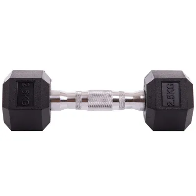 Гантель 2.5 кг цельная шестигранная SP-Planeta-80075-2_5 - 2 - Robinzon.ua