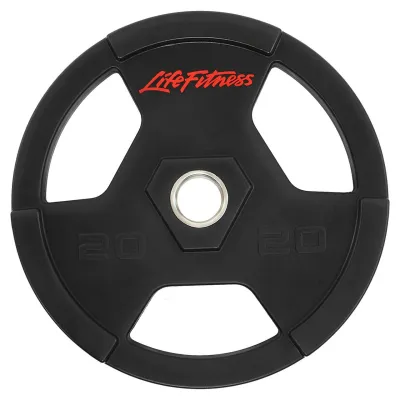 Блин (диск) обрезиненный 20 кг 51 мм LIFЕ-80154B-20 - 2 - Robinzon.ua