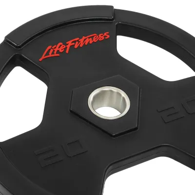 Блин (диск) обрезиненный 20 кг 51 мм LIFЕ-80154B-20 - 3 - Robinzon.ua