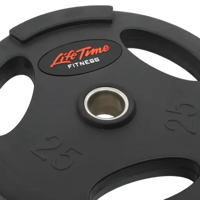 Блин (диск) обрезиненный 25 кг 51 мм LIFE-80154B-25 - 3 - Robinzon.ua