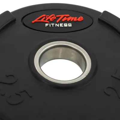 Блин (диск) обрезиненный 2.5 кг 51 мм LIFE-80154B-2_5 - 3 - Robinzon.ua