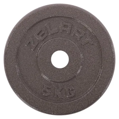 Блин (диск) стальный 5 кг d-30мм Zelart-7789-5 - 1 Блин (диск) стальный 5 кг d-30мм Zelart-7789-5 - 1 - Robinzon.ua