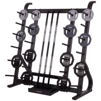 Стойка вертикальная для блинов (дисков) и бодибаров Zelart-3652 - 5 - Robinzon.ua