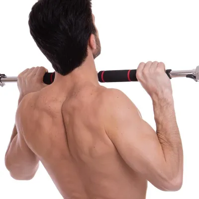 Турник в дверной проем раздвижной 60-100см Sport 2546 хром - 6 - Robinzon.ua