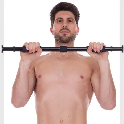 Турник в дверной проем раздвижной 60-100см Sport 2552 хром - 6 - Robinzon.ua