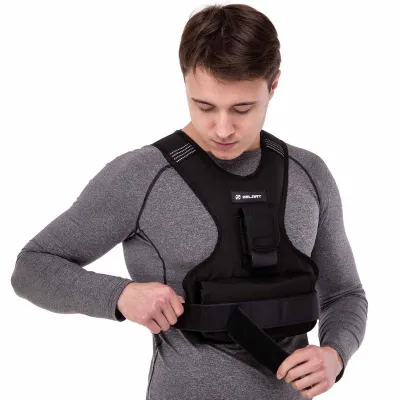 Жилет обважнювач із регулюванням ваги 10 кг Zelart 7812-10 - 5 Жилет обважнювач із регулюванням ваги 10 кг Zelart 7812-10 - 5 - Robinzon.ua