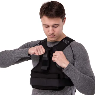 Жилет обважнювач із регулюванням ваги 10 кг Zelart 7812-10 - 6 Жилет обважнювач із регулюванням ваги 10 кг Zelart 7812-10 - 6 - Robinzon.ua