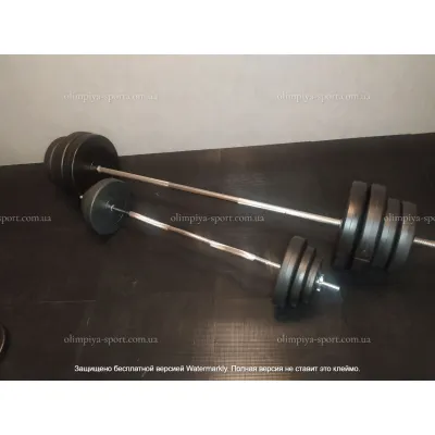 Штанга набірна 200 см + W-подібний гриф + Гантелі 130 кг Гантелі, гирі, штанги та диски ударостійкий пластик - 5 Штанга набірна 200 см + W-подібний гриф + Гантелі 130 кг Гантелі, гирі, штанги та диски ударостійкий пластик - 5 - Robinzon.ua