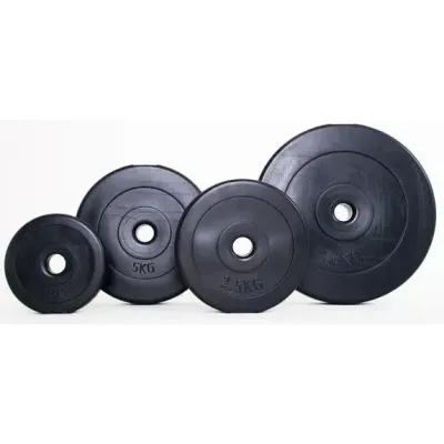 Штанга наборная + W-образный гриф + Гантели 91 кг Гантели, гири, штанги и диски ударопрочный пластик - 6 - Robinzon.ua