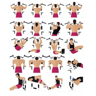 Турнік-бруси настінний WCG Спортивні стінки та турніки для дому - 2 - Robinzon.ua