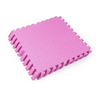 Мат-пазл товщиною 1 см розмір 60х60см 4 частини EVA рожевий Спортивні мати - 1 - Robinzon.ua
