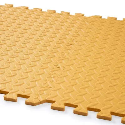 Мат-пазл товщиною 1 см розмір 60х60см 6 частин EVA помаранчевий Спортивні мати - 6 - Robinzon.ua