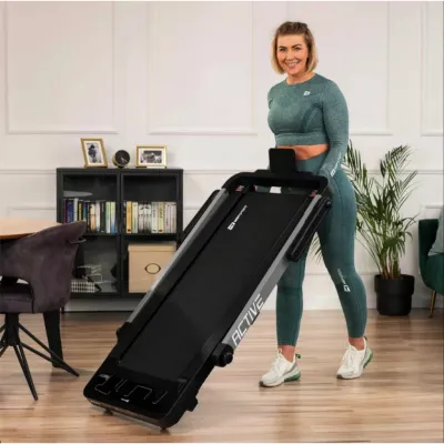 Беговая дорожка электрическая Hop-Sport HS-1300WLB Active черный - 4 - Robinzon.ua