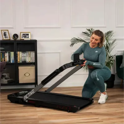 Беговая дорожка электрическая Hop-Sport HS-1300WLB Active черный - 6 - Robinzon.ua