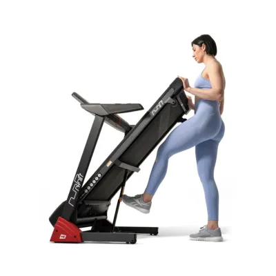 Бігова доріжка електрична Hop-Sport HS-1400LB Bolt чорний - 2 - Robinzon.ua