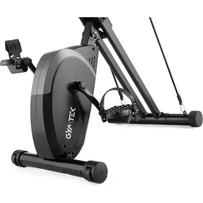 Велотренажер магнитный Gymtek FX800 складной с эспандерами черный/серый - 4 Велотренажер магнитный Gymtek FX800 складной с эспандерами черный/серый - 4 - Robinzon.ua