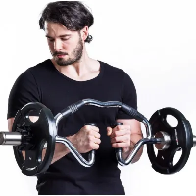 Гриф для штанги олимпийский York Fitness 86см 50мм с резиновыми рукоятками - 5 Гриф для штанги олимпийский York Fitness 86см 50мм с резиновыми рукоятками - 5 - Robinzon.ua