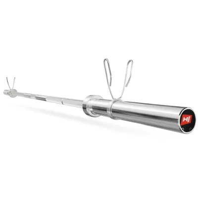 Гриф для штанги олимпийский York Fitness прямой 220 см 50мм хром - 3 Гриф для штанги олимпийский York Fitness прямой 220 см 50мм хром - 3 - Robinzon.ua