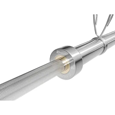 Гриф для штанги олимпийский York Fitness прямой 220 см 50мм хром - 4 Гриф для штанги олимпийский York Fitness прямой 220 см 50мм хром - 4 - Robinzon.ua