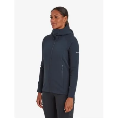 Жіноча флісова толстовка з рукавом реглан Montane Female Protium XT Hoodie, Eclipse Blue, XS/8/34 (5056237085155) - 2 - Robinzon.ua