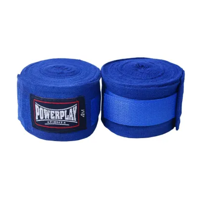 Бинти для боксу PowerPlay 3047 Сині (4м) - 3 - Robinzon.ua