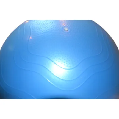 Мяч для фитнеса (фитбол) укрепленный PowerPlay 4000 &Oslash;65 cm Premium Gymball Anti-Burst Синий + насос - 3 - Robinzon.ua