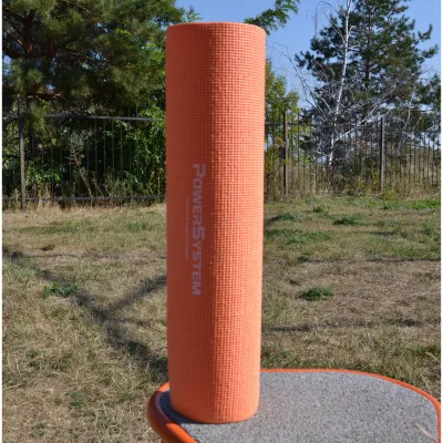 Килимок для йоги та фітнесу Power System PS-4014 Fitness-Yoga Mat Orange - 5 - Robinzon.ua