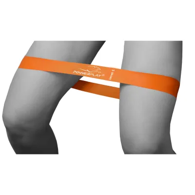 Фітнес-резинка PowerPlay 4140 Level 1 (600*60*0.6 мм, 5 кг) Помаранчева - 6 - Robinzon.ua