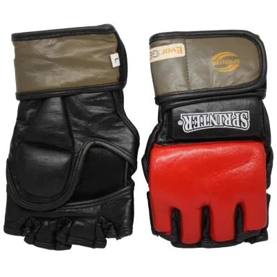 Перчатки для единоборств Sprinter "EverGel Grappling" - XL. Красные. Кожа - 1 - Robinzon.ua