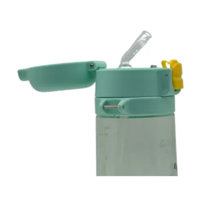 Пляшка для води CASNO 690 мл KXN-1219 Зелена (Зебра) з соломинкою - 4 Пляшка для води CASNO 690 мл KXN-1219 Зелена (Зебра) з соломинкою - 4 - Robinzon.ua