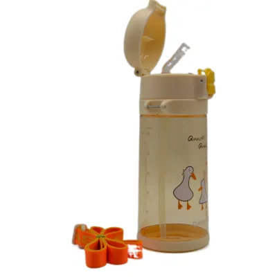 Пляшка для води CASNO 690 мл KXN-1219 Помаранчева (Гуси) з соломинкою - 2 Пляшка для води CASNO 690 мл KXN-1219 Помаранчева (Гуси) з соломинкою - 2 - Robinzon.ua