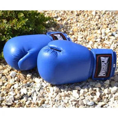 Боксерські рукавиці PowerPlay 3004 Сині 12 унцій - 5 - Robinzon.ua