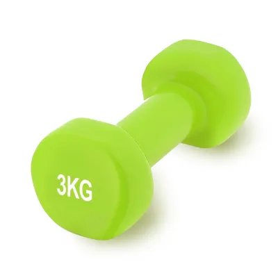 Гантель PowerPlay 4125 вінілова 3 кг Зелена - 1 - Robinzon.ua