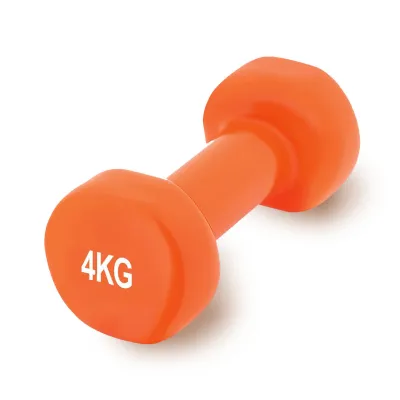 Гантель PowerPlay 4125 вінілова 4 кг Помаранчева - 5 - Robinzon.ua