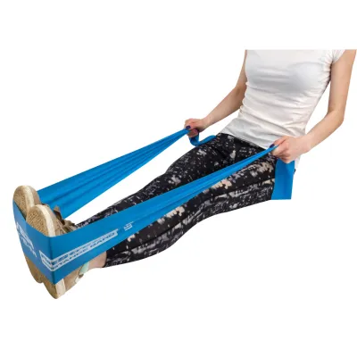 Лента-эспандер Power System PS-4121 Flat Stretch Band Level 1 Blue - 2 - Robinzon.ua