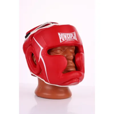 Боксерський шолом тренувальний PowerPlay 3100 PU Червоний L - 3 Боксерський шолом тренувальний PowerPlay 3100 PU Червоний L - 3 - Robinzon.ua