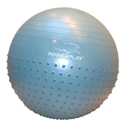 М'яч для фітнесу (фітбол) напівмасажний PowerPlay 4003 &Oslash;65 cm Gymball Зелений + насос - 4 - Robinzon.ua