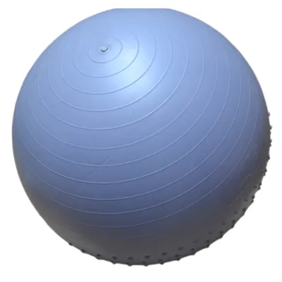 Мяч для фитнеса (фитбол) полумассажный PowerPlay 4003 &Oslash;75 cm Gymball Sky Blue + насос - 6 - Robinzon.ua