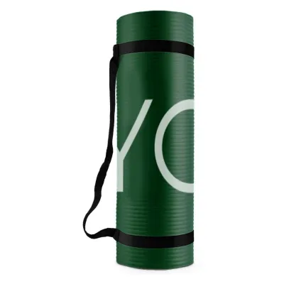 Килимок для йоги і фітнесу PowerPlay 4151 NBR 183*61*1.5 см Зелений - 1 - Robinzon.ua